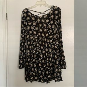 Dark floral dress